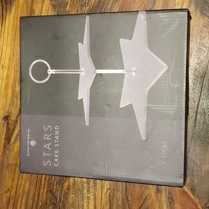 Eaton Fine Dining Star Two Tier Cake Stand NIB